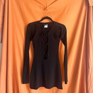 “With Jéan” Black Strappy Mini Dress
